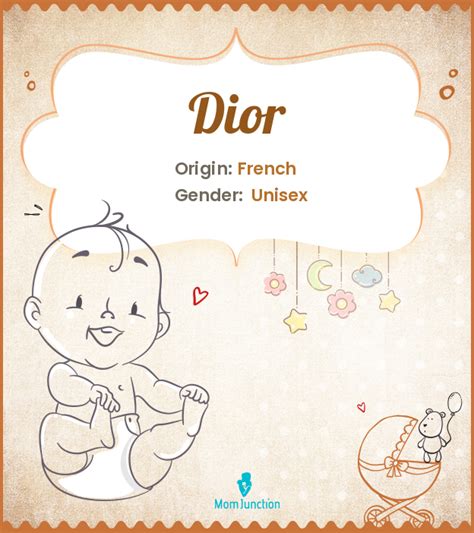 dior baby name meaning|dior definition.